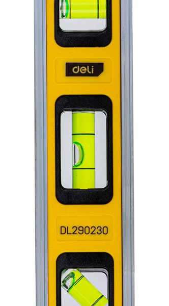 DELI αλφάδι DL290230 με 3 μάτια, πλαστικό, μαγνητικό, 23cm