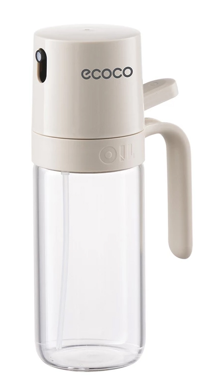 ECOCO γυάλινο δοχείο λαδιού E24235 με ψεκαστήρα
