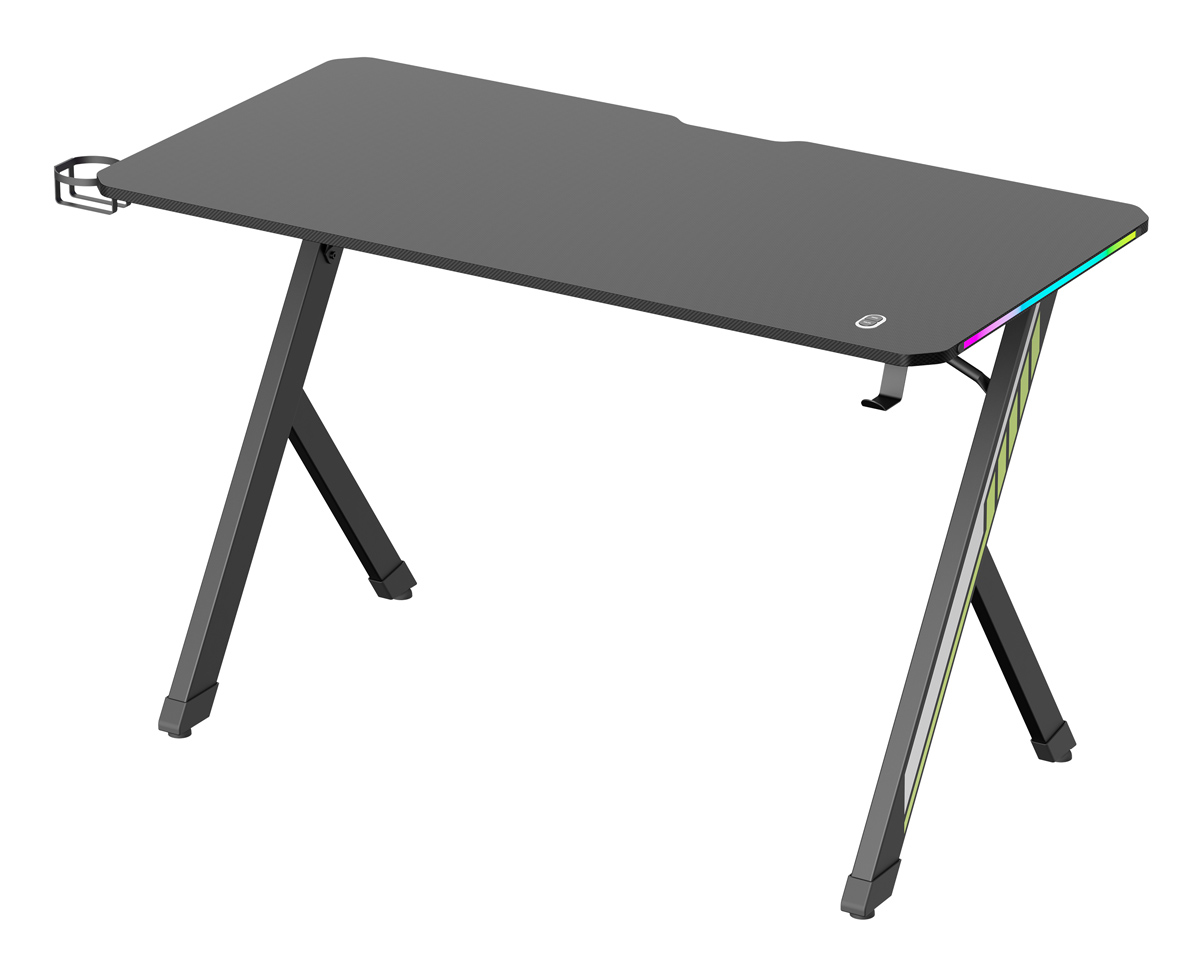 POWERTECH gaming γραφείο PT-1498 με RGB φωτισμό