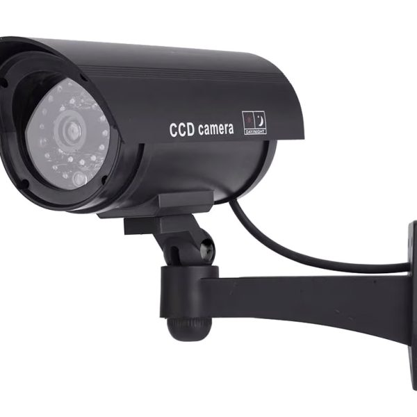 LTC ψεύτικη κάμερα CCTV LXKAM08 με LED, μαύρη