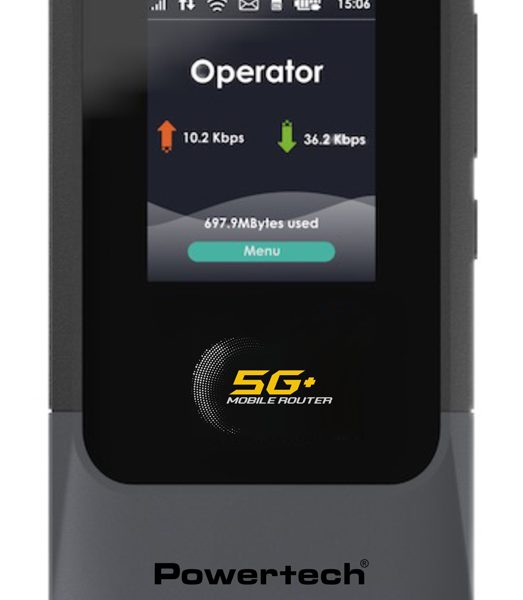 POWERTECH 5G mobile router PT-1512, WiFi 6, AX900 dual band, 4000mAh