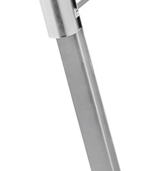 PROPLUS βάση ομπρέλας παραλίας 360816 για κοντάρι διαμέτρου 31-35mm, μεταλλική, ασημί