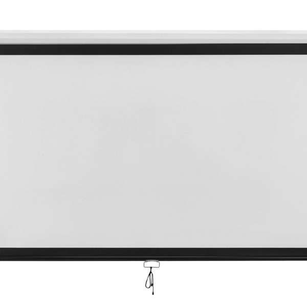 BRATECK οθόνη προβολής projector τοίχου/οροφής ESBA100, 221x124cm, 16:9/100", πτυσσόμενη