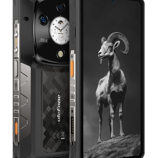 ULEFONE smartphone Armor 28 Pro, 6.67" & 1.04, 16/512GB, 5G, 10600mAh, IP68/IP69K/MIL-STD-810H, μαύρο