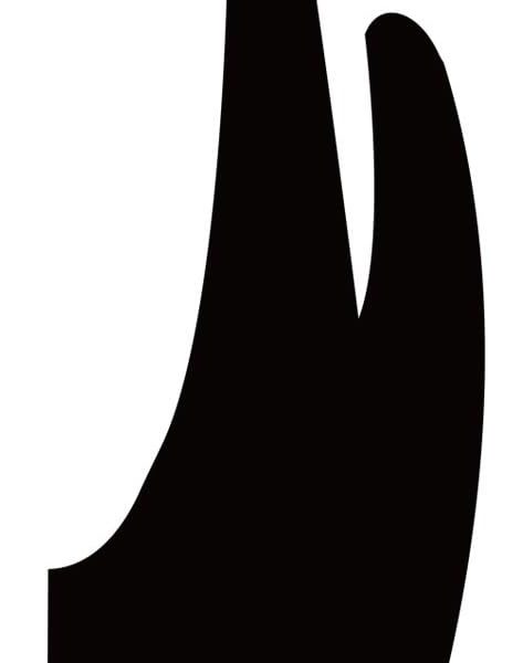 XP-PEN γάντι σχεδίασης AC01-B, universal, μαύρο