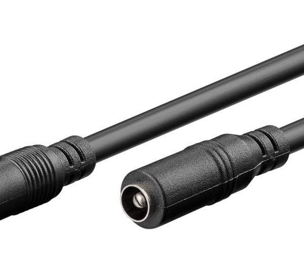 GOOBAY καλώδιο προέκτασης τροφοδοσίας 71401, 5.5x2.5mm, 3m, μαύρο
