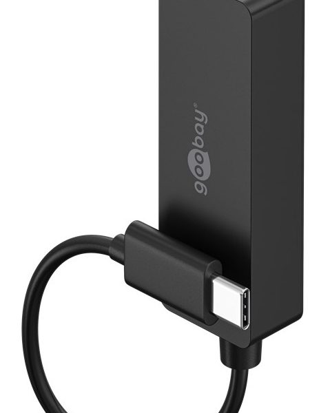 GOOBAY αντάπτορας δικτύου 76579, USB-C, 1000Mbps Ethernet, μαύρος