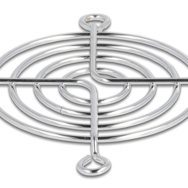 DELOCK σχάρα για 60mm ανεμιστήρα 67305, μεταλλική, ασημί