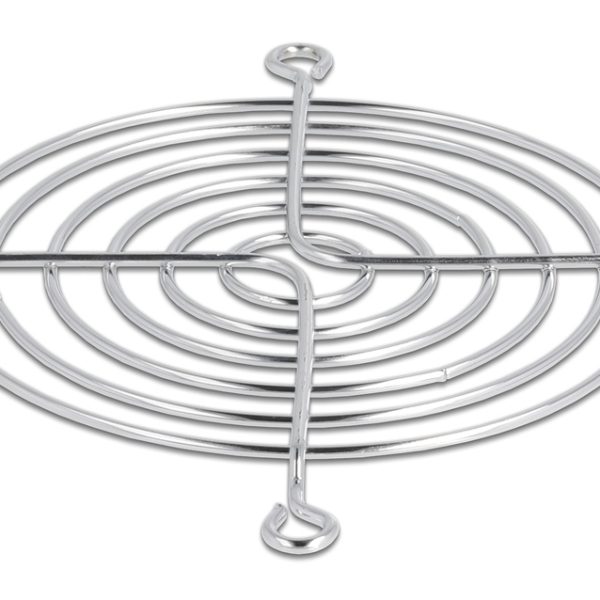 DELOCK σχάρα για 92mm ανεμιστήρα 67307, μεταλλική, ασημί