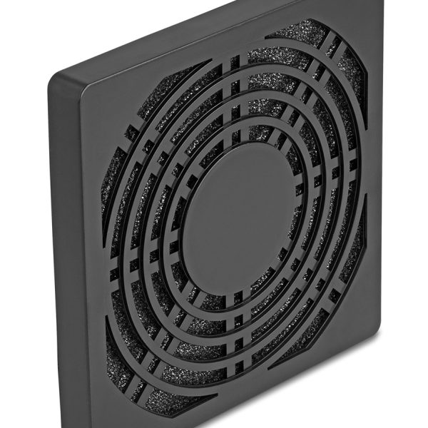 DELOCK σχάρα για 92mm ανεμιστήρα 67312 με φίλτρο σκόνης, πλαστική, μαύρη