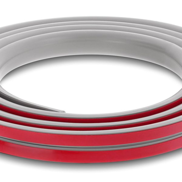 DELOCK κανάλι καλωδίων 20765 με αυτοκόλλητο, εύκαμπτο PVC, 20x10mm, 2m, γκρι