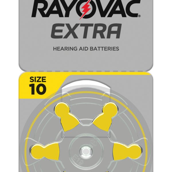 RAYOVAC μπαταρίες ακουστικών βαρηκοΐας 10MF, mercury free, 1.45V, 6τμχ