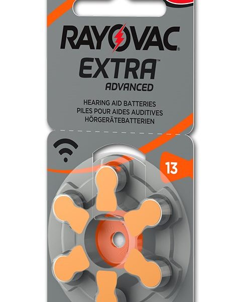 RAYOVAC μπαταρίες ακουστικών βαρηκοΐας 13MF, mercury free, 1.4V, 6τμχ