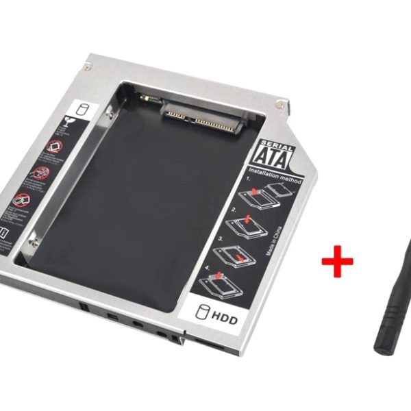 Θήκη σκληρού δίσκου HDD & SSD 2.5" PT-242, SATA, με ύψος 12.7mm