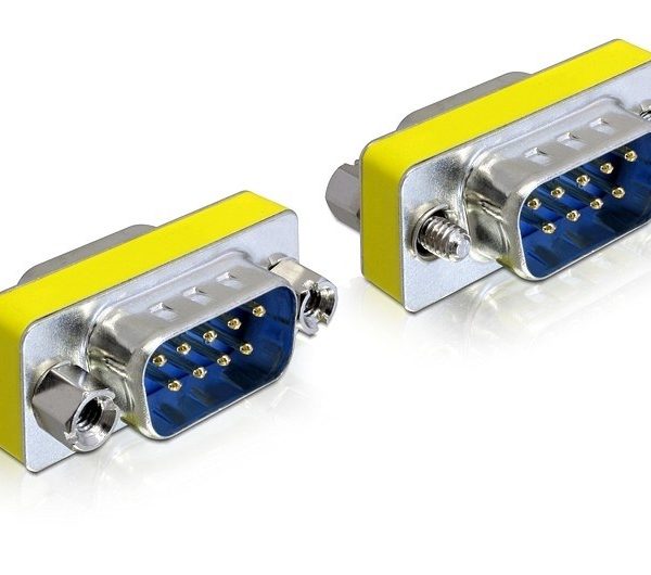 DELOCK Αντάπτορας μετατροπής Σειριακής θύρας Sub-D9 από male σε male