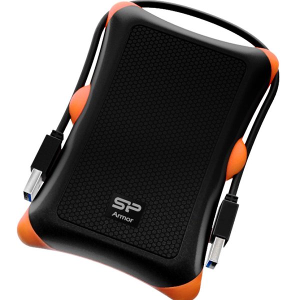 SILICON POWER εξωτερικός HDD Armor A30, 2TB, USB 3.2, μαύρος