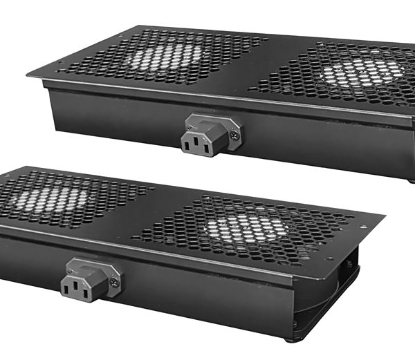 POWERTECH cooling fan για rack NETW-0009, 4x fans, 2x 29.5x13x4cm