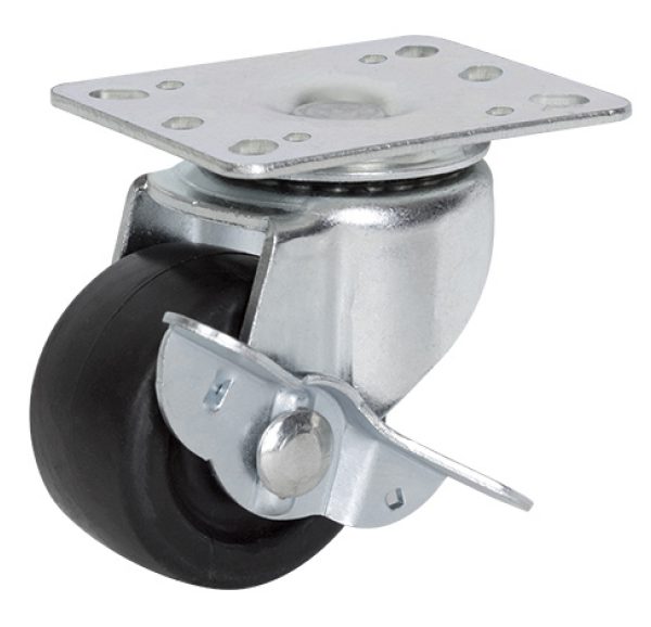 POWERTECH ρόδα για rack NETW-0014, περιστρεφόμενη, με φρένο, 100kg max