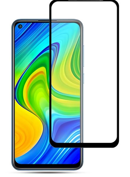 POWERTECH Tempered Glass 5D, full glue, για Xiaomi Redmi 10X 4G, μαύρο