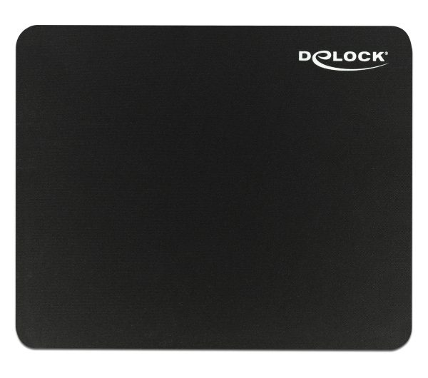 DELOCK mouse pad 12005, 22x18x0.2cm, μαύρο
