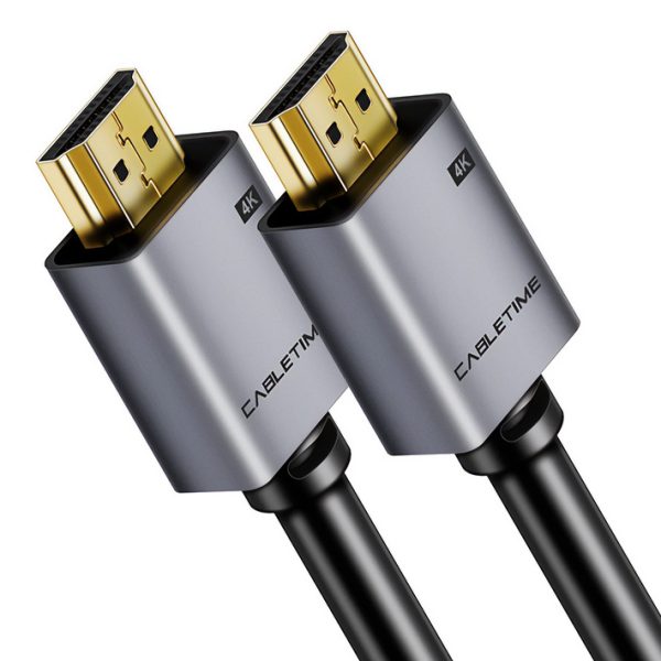 CABLETIME καλώδιο HDMI 2.0 CT-PHE2G, 4K/60Hz, 1m, μαύρο