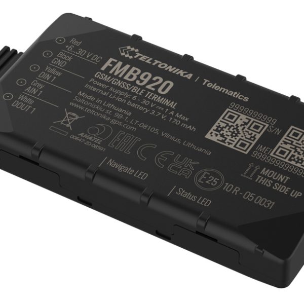 TELTONIKA GPS Tracker αυτοκινήτου FMB920AE5M01, GSM/GPRS/GNSS, Bluetooth