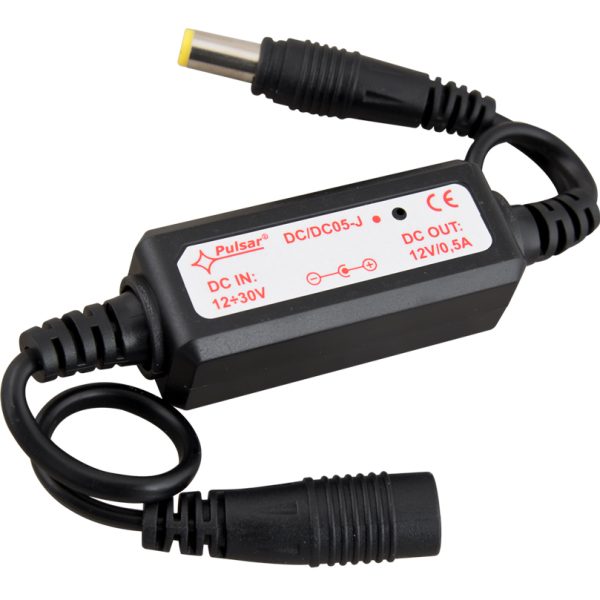 PULSAR μετατροπέας μείωσης τάσης DC/DC05-J, 12-30VDC, βύσμα DC 2.1/5.5