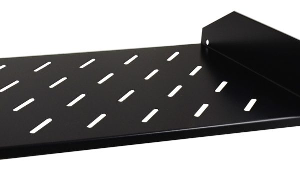 PULSAR σταθερό ράφι 19" RAPD600, για rack βάθους 600mm, 2U, μαύρο