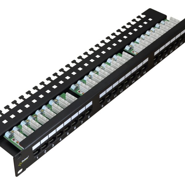 PULSAR patch panel RP-U24V6, 19"/1U, 24-port, UTP Cat 6