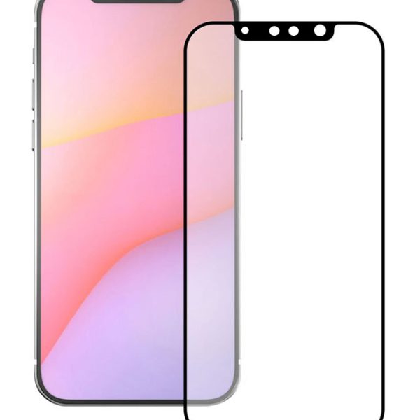 POWERTECH tempered glass 5D TGC-0516, iPhone 13 Mini, full glue, μαύρο