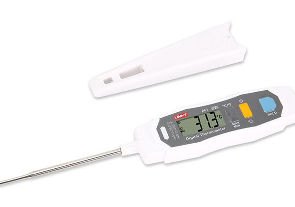 UNI-T ψηφιακό θερμόμετρο A61, ανοξείδωτος αισθητήρας, -40~250°C, IP65