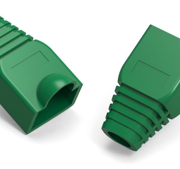 POWERTECH κάλυμμα για βύσμα δικτύου RJ45 CAB-N285 πράσινο, 10τμχ