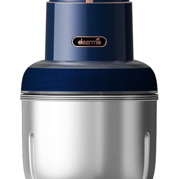 DEERMA πολυκόπτης JR08, επαναφορτιζόμενος , 3x δοχεία, 220W, μπλε