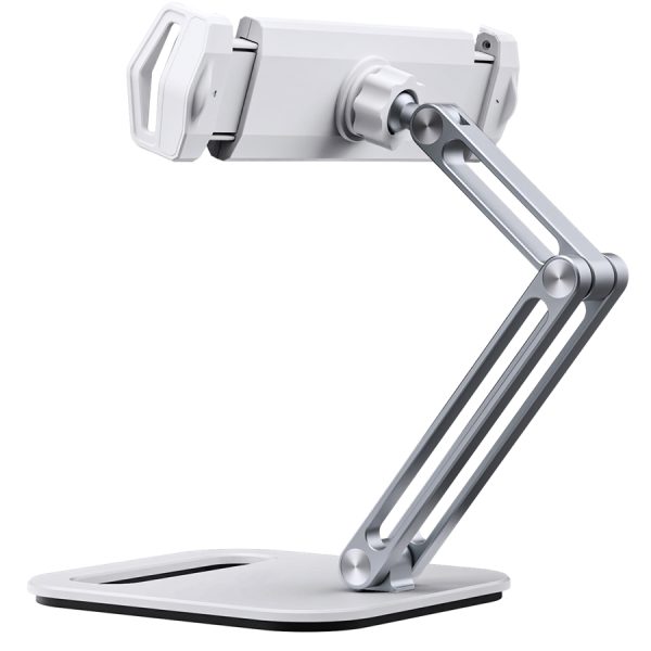 CABLETIME μεταλλική βάση tablet CT-PS03-AS, 4-13", ρυθμιζόμενη, λευκή