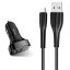 USAMS φορτιστής αυτοκινήτου C13 & καλώδιο Micro USB